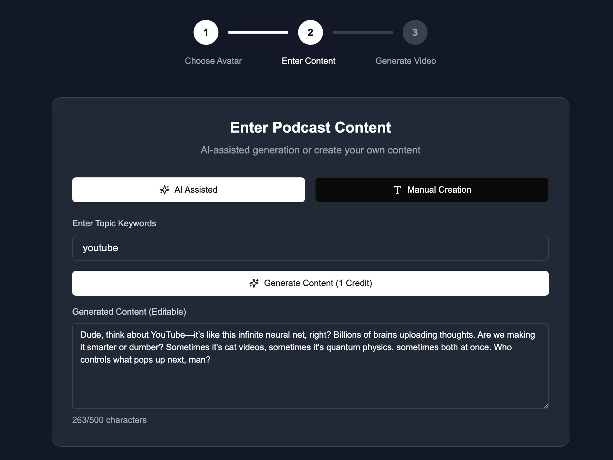 AI-Assisted Content Generation